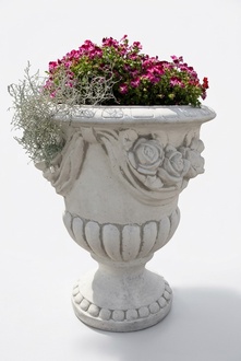 Blumenkübel Pflanz Kübel Dekoration Figur Blumentöpfe Garten Vasen