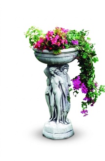 Blumenkübel Pflanz Kübel Dekoration Figur Blumentöpfe Garten Vasen 162