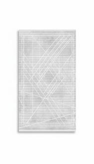 Bodenbelag Teppich Kunstfaserteppich Kurzflor Linien Bordüre Grau Flur 160x230