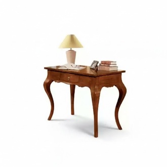 Brauner Massivholz Schreibtisch Klassische Büromöbel Arbeitszimmer