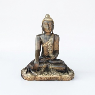 Buddha Deko Figur Statue Skulptur 60 cm Figuren Statuen Skulpturen Neu (B15)
