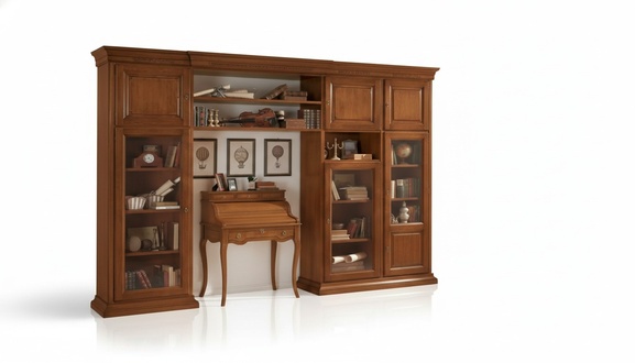 Bücher Regal Braun Schrank Bücherschrank Italienische Möbel Regale