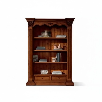 Bücher Schrank Regal Schränke Anrichte Büro Möbel Einrichtung Holz