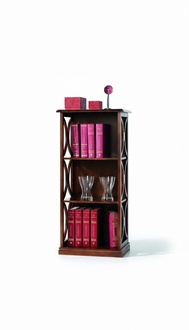 Bücher Schrank Schränke Luxus Holz Möbel Wohnzimmer Einrichtung aus Italien Neu