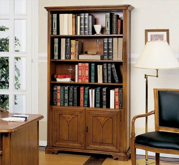 Wohnzimmer Vitrine Schrank Bücher Regal Anrichte Klassische Möbel Regale Holz Neue