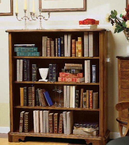Wohnzimmer Vitrine Schrank Bücher Regal Anrichte Möbel Regale Holz