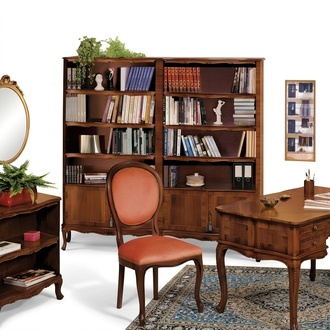 Bücherregal Holzregal Freistehendes Büroregal Elegantes braunes Bücherregal Neu