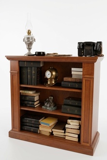 Bücherregal Vitrine Vitrinenschrank Klassische Schrank Bücherschrank Holz Neu