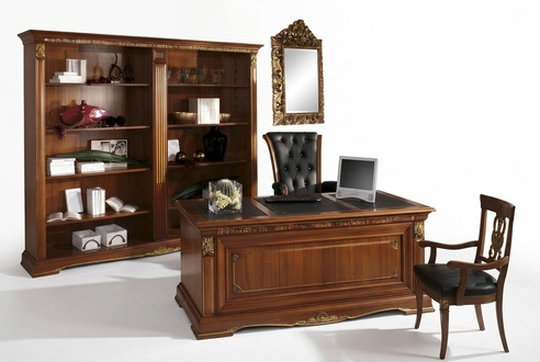 Büro Bücherschrank xxl Aktenschrank Edle Luxus Möbel Stil Antik Schrank Massivholz