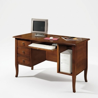 Büro Computertisch Möbel Set Echtholz Schreibtisch Italienische Einrichtung Neu