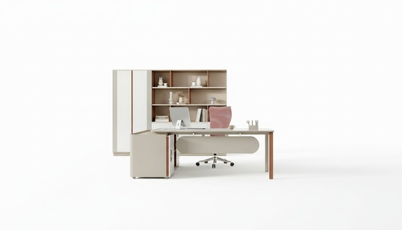 Büro Einrichtung Büroschrank Schreibtisch Homeoffice Schreibtisch Schrank 3tlg.