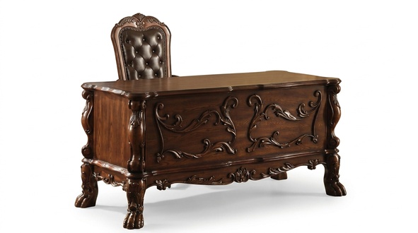 Büro Klassischer Schreibtisch Regal Sekräter Computer Tisch Tische Regale Holz