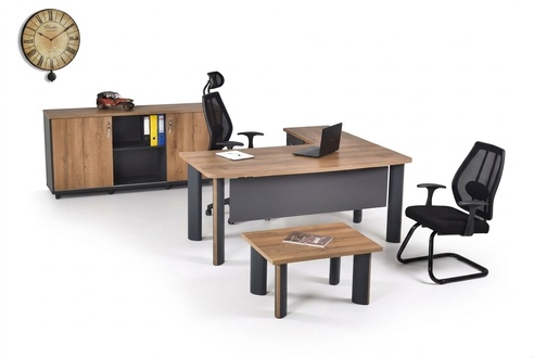 Büroeinrrichtung Schreibtisch Büromöbelkollektion Tisch Schrank Büro 3tlg