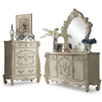 Buffet Kommode Kommoden Schrank Barock Rokoko Spiegel Anrichte Konsole Holz neu