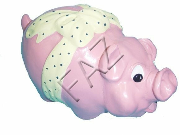 Design Schwein Figur Garten Statue Skulptur Figuren Skulpturen Dekoration