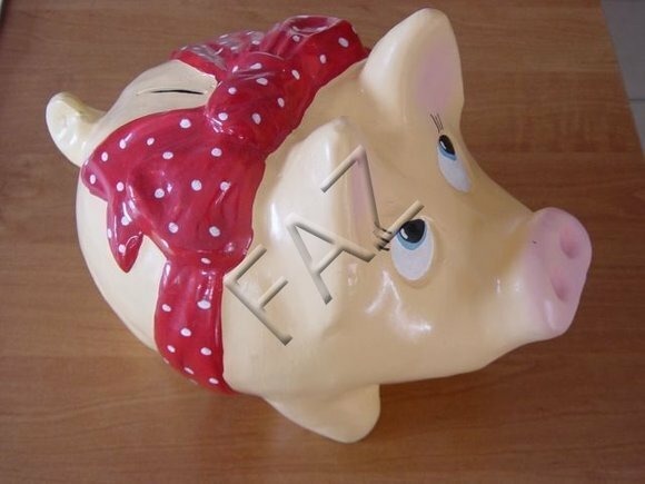Design Sparschwein Figur Garten Statue Skulptur Figuren Skulpturen Deko