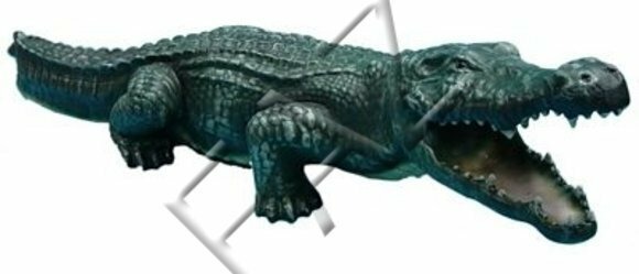 Design Krokodil Figur Statue Skulptur Figuren Skulpturen Garten Dekoration Neu 1