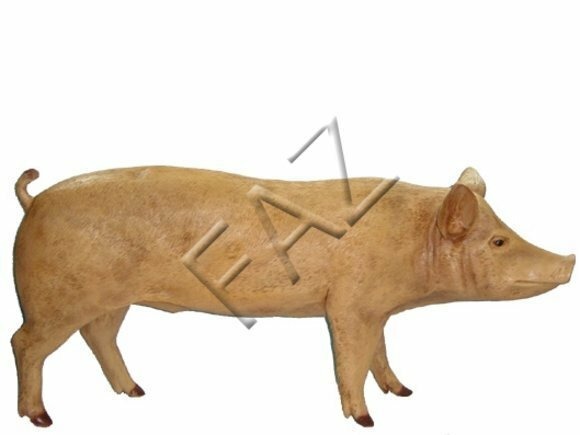 Design Schwein Figur Garten Statue Skulptur Figuren Skulpturen Dekoration