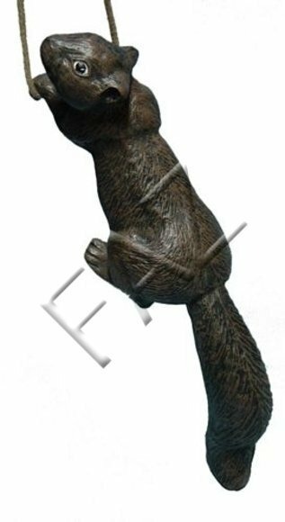 Design Eichhörnchen Figur Garten Statue Skulptur Figuren Skulpturen Deko