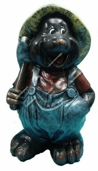 Design Maulwurf Figur Garten Statue Skulptur Figuren Skulpturen Dekoration