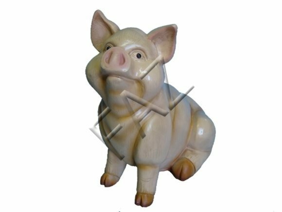 Design Schwein Figur Garten Statue Skulptur Figuren Skulpturen Dekoration