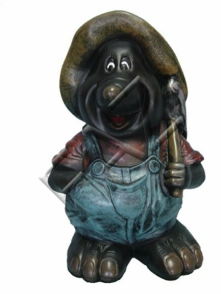 Design Maulwurf Figur Garten Statue Skulptur Figuren Skulpturen Dekoration