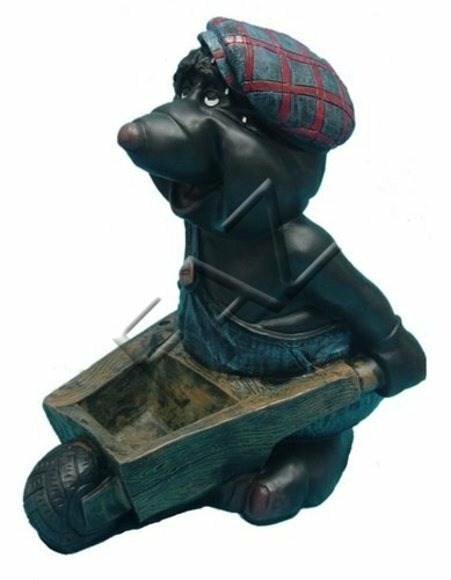 Design Maulwurf Figur Garten Statue Skulptur Figuren Skulpturen Deko