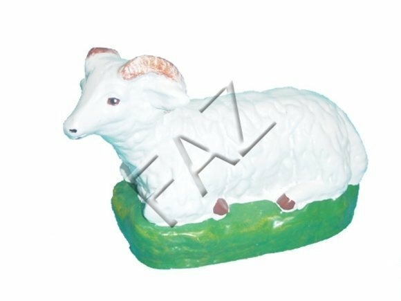 Design Lamm liegend Figur Garten Statue Skulptur Figuren Skulpturen Deko