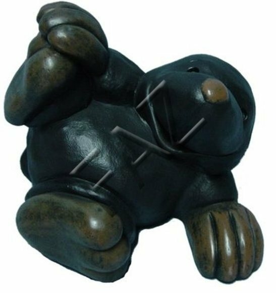 Design Maulwurf Figur Garten Statue Skulptur Figuren Skulpturen Deko Neu