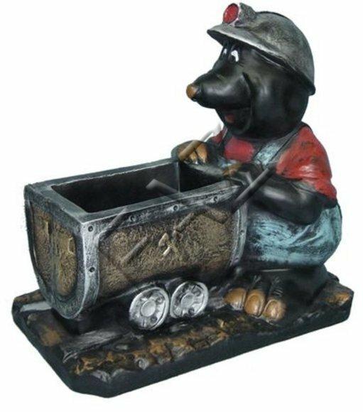 Design Maulwurf Vase Design Figur Statue Statuen Figuren Dekoration Neu