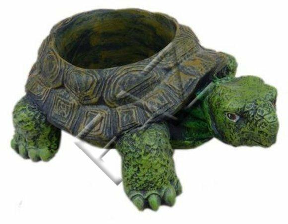 Schildkröte Vase Design Skulptur Figur Statue Statuen Figuren Dekoration