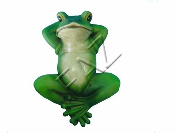 Design Frosch Figur Garten Statue Skulptur Figuren Skulpturen Dekoration