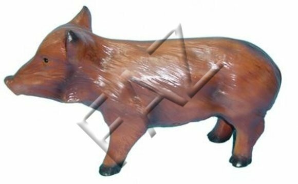 Design Schwein Figur Garten Statue Skulptur Figuren Skulpturen Dekoration
