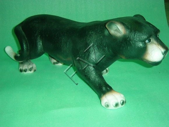 Design Puma Kopf Figur Statue Skulptur Figuren Skulpturen Garten Deko