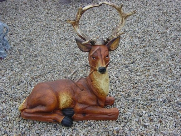 Design Hirsch Figur Garten Statue Skulptur Figuren Skulpturen Dekoration