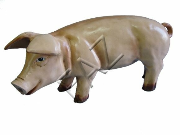 Design Schwein Figur Garten Statue Skulptur Figuren Skulpturen Dekoration
