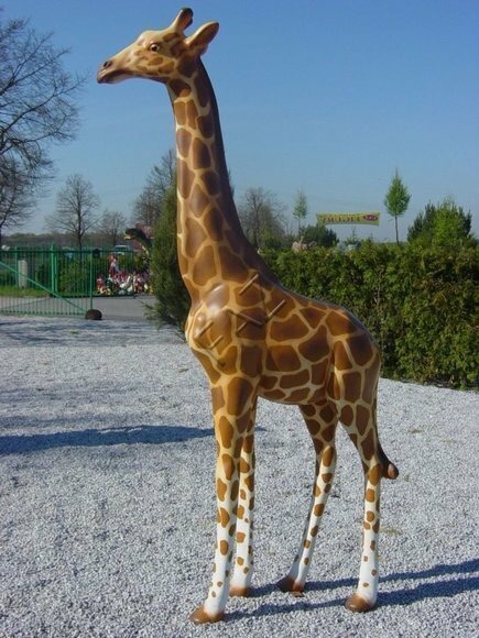 Design Giraffe Figur Statue Skulptur Figuren Skulpturen Garten Deko Zoo