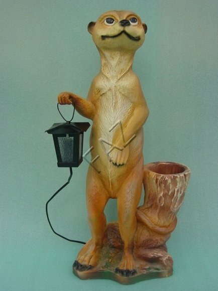 Design Figur Garten Statue Skulptur Figuren Skulpturen Dekoration Wiesel