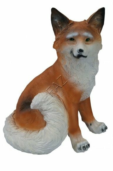 Design Fuchs Figur Garten Statue Skulptur Figuren Skulpturen Deko Neu