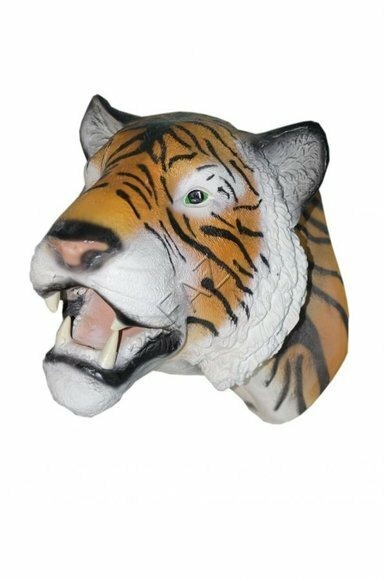 Design Kopf Tiger Figur Statue Skulptur Figuren Skulpturen Garten Deco Neu