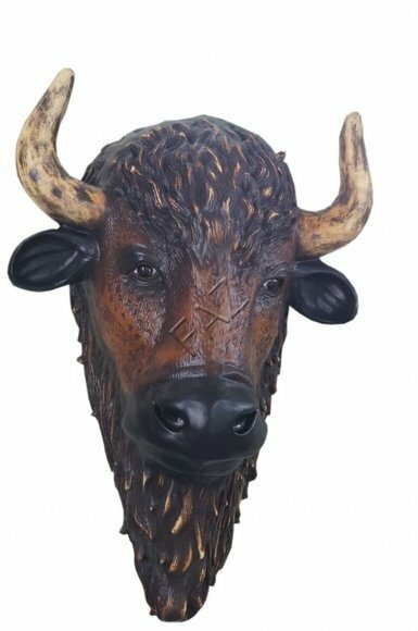 Design Kopf Buffola Figur Statue Skulptur Figuren Skulpturen Garten Deko