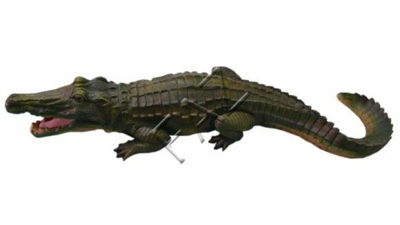 Design Krokodil Figur Statue Skulptur Figuren Skulpturen Garten Dekoration