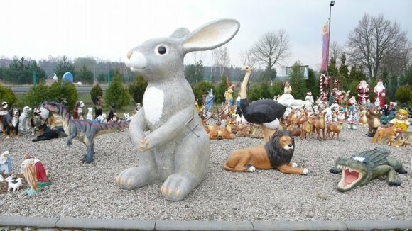 XXL Hase Werbung Aufsteller Hingucker Skulptur Tier Zoo Dekoration Garten