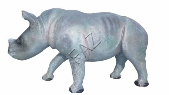Design Nilpferd Afrika Statue Skulptur Figuren Skulpturen Garten Zoo Tiere Neu