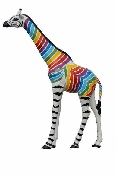Design Giraffe Figur Statue Skulptur Figuren Skulpturen Dekoration Deko
