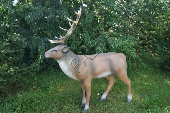 Design Hirsch Figur Garten Statue Skulptur Figuren Skulpturen Dekoration