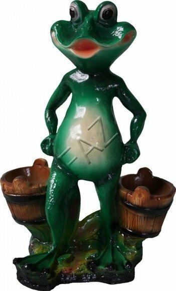 Design Frosch Figur Garten Statue Skulptur Figuren Skulpturen Dekoration
