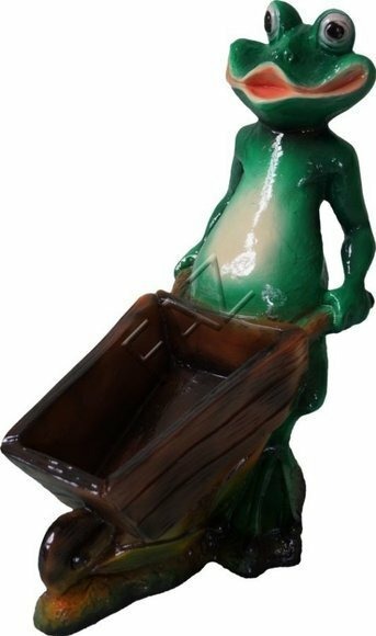 Design Frosch Figur Garten Statue Skulptur Figuren Skulpturen Dekoration