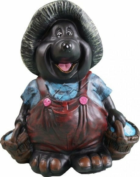 Design Maulwurf Figur Garten Statue Skulptur Figuren Skulpturen Dekoration Neu 1