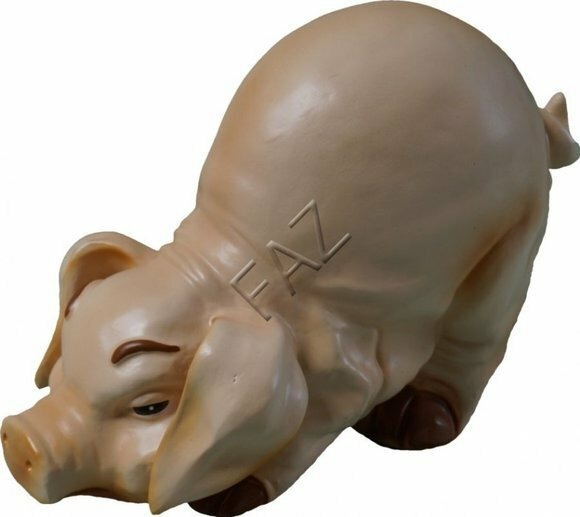 Design Schwein Figur Garten Statue Skulptur Figuren Skulpturen Dekoration